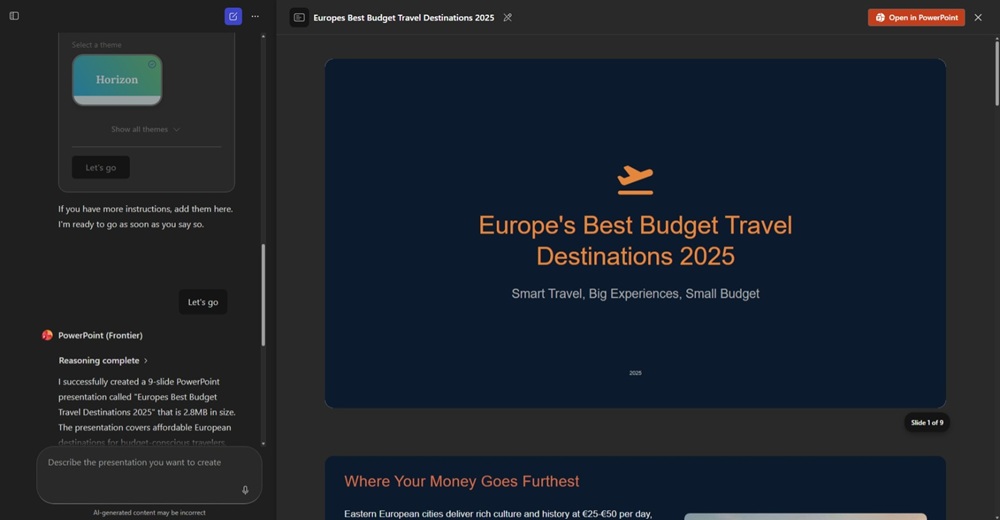 Second PP presentation